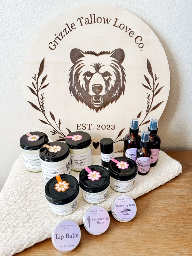 Large vanilla whipped tallow