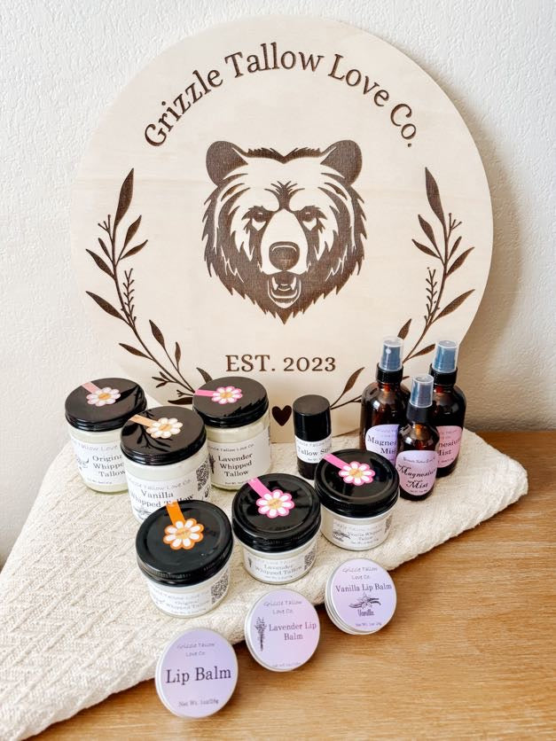 Tallow lip balm lavender