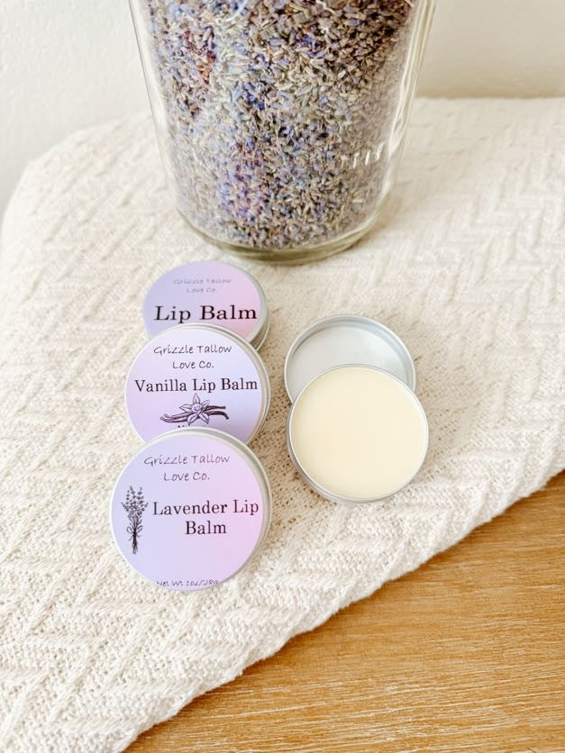 Tallow lip balm lavender