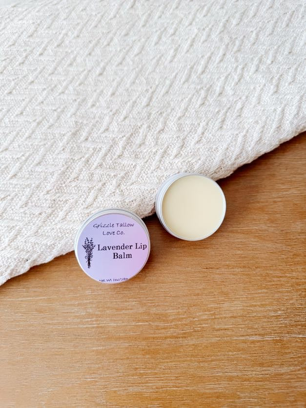 Tallow lip balm lavender