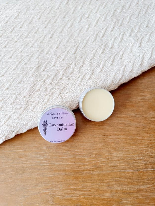 Tallow lip balm lavender