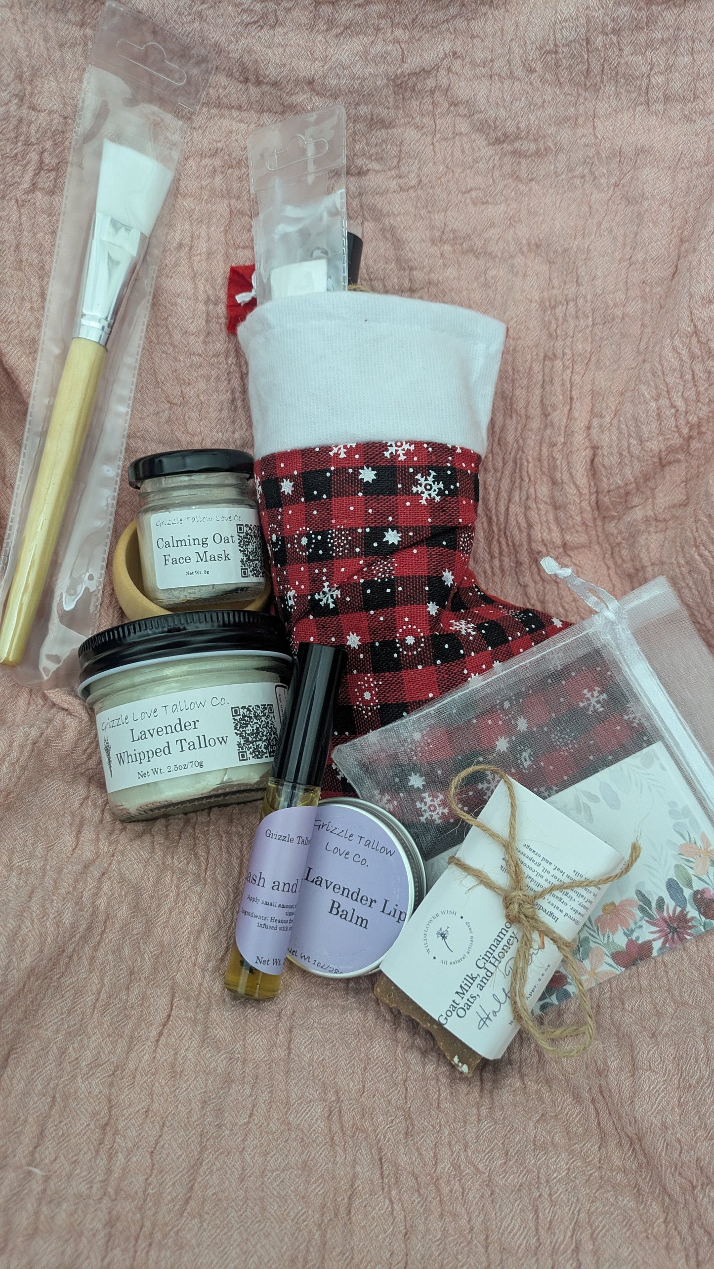 Christmas stocking gift set