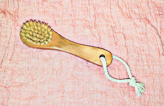 Dry face brush