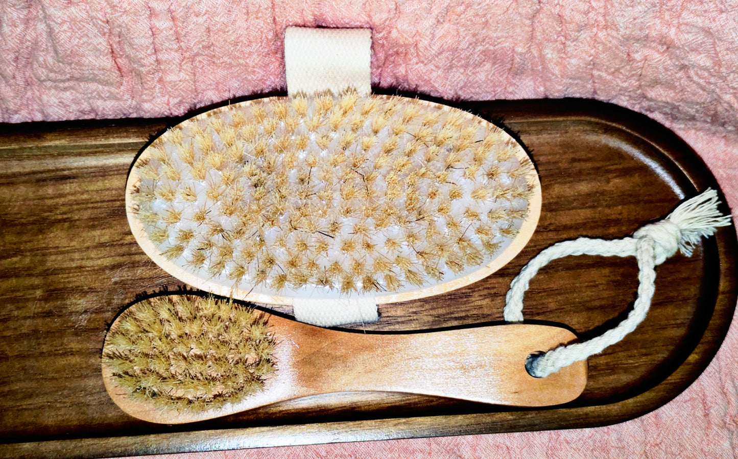 Dry body brush