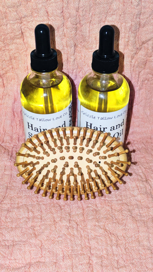 Bamboo hair brush