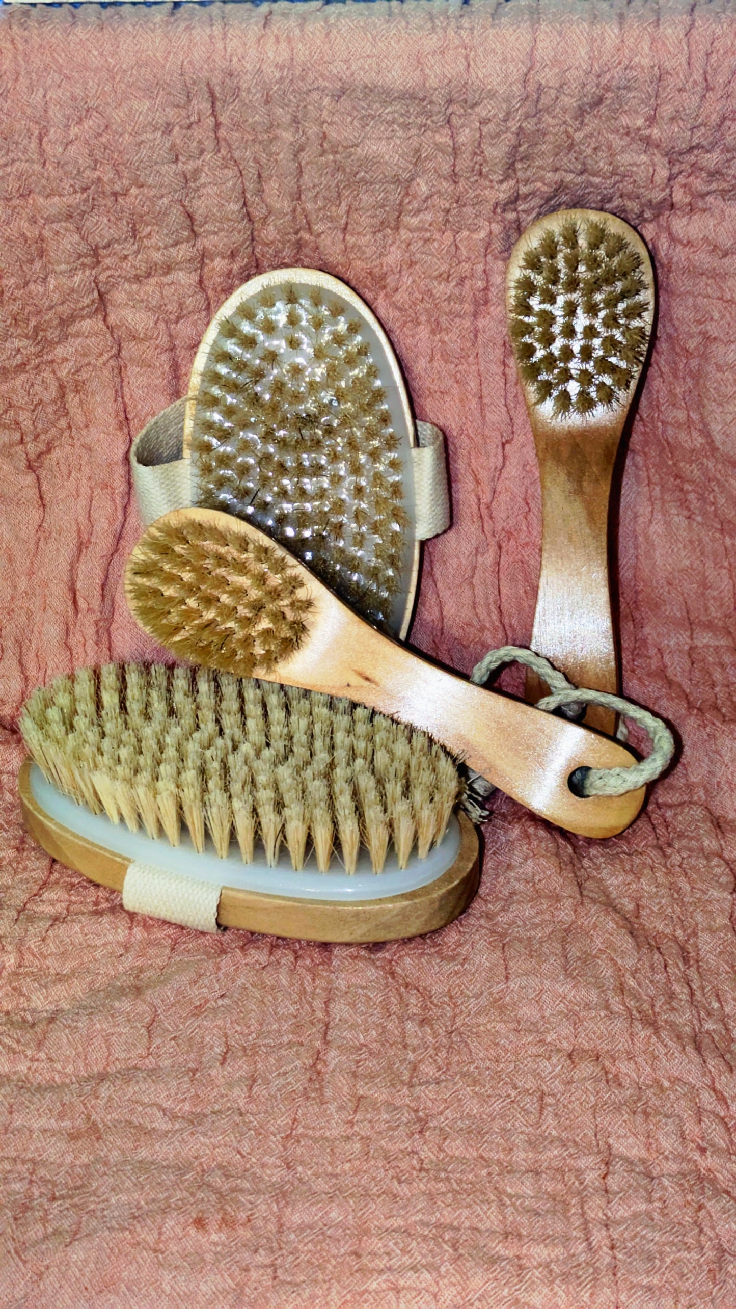 Dry body brush