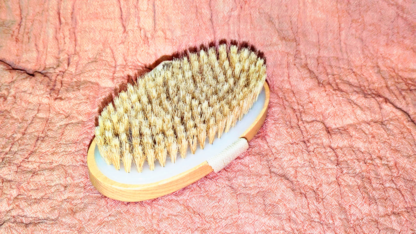 Dry body brush